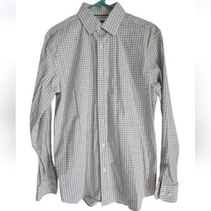 Old Navy Slim Fit Plaid Long Sleeve Button Down Shirt Size Medium Casual…